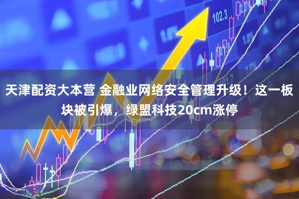 天津配资大本营 金融业网络安全管理升级！这一板块被引爆，绿盟科技20cm涨停